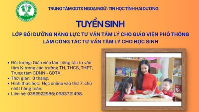THÔNG BÁO TUYỂN SINH CAC LỚP BỒI DƯỠNG VÀ CẤP CHỨNG CHỈ NĂM 2024 